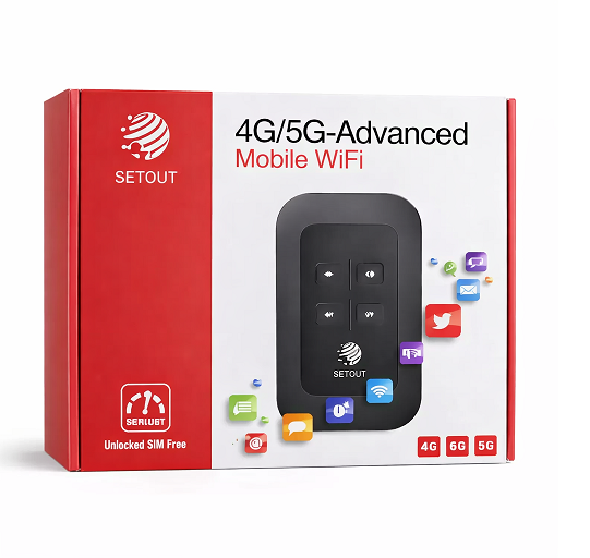 SETOUT 4G/5G-Advanced Mobile WiFi Router