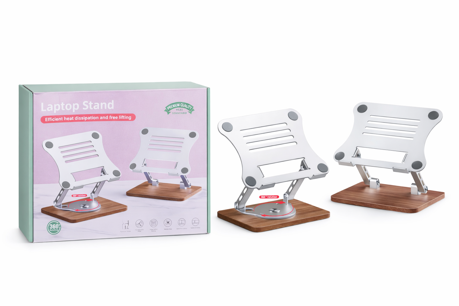 360° Rotation Base Laptop stand