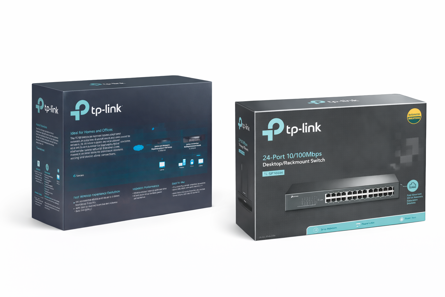 TP-Link TL-SF1024D 24-Port 10/100Mbps Desktop/Rackmount Switch